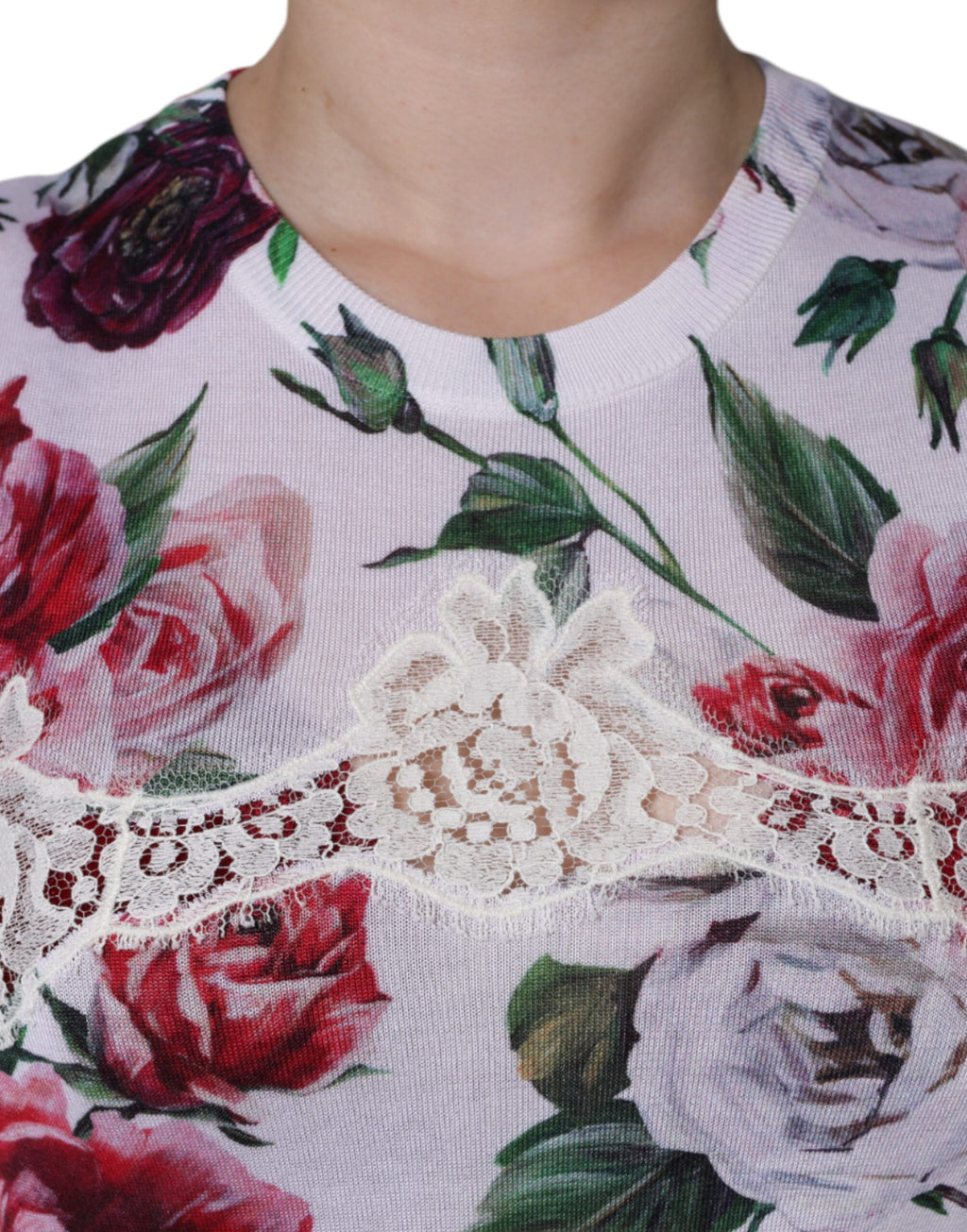 Dolce & Gabbana White Sleeveless T-Shirt for Women additional view