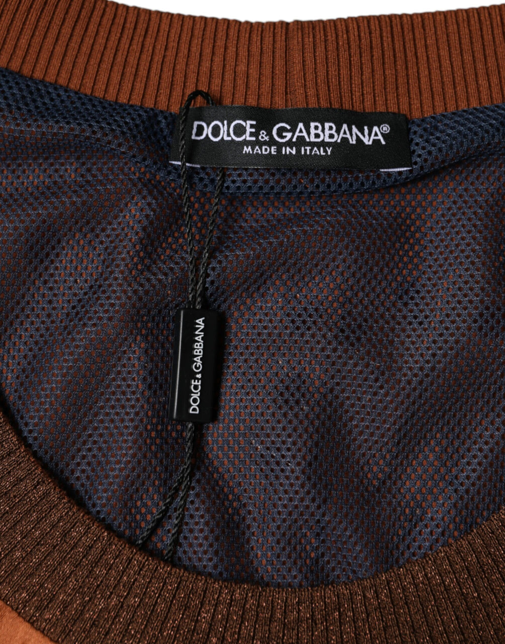 Dolce & Gabbana Brown Sleeveless T-Shirt for Women additional view