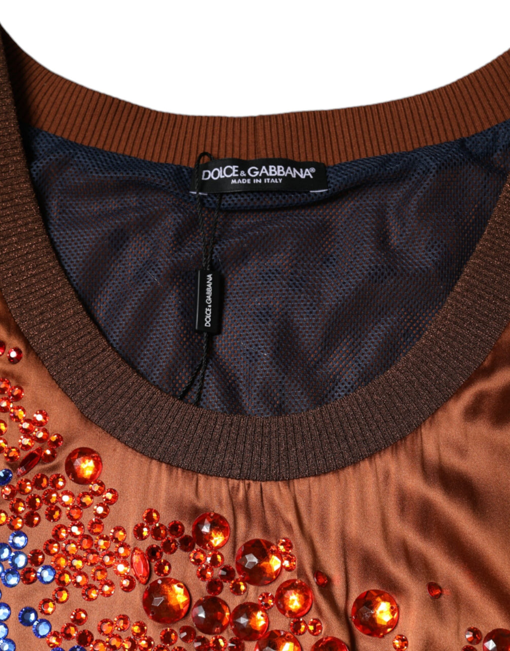 Dolce & Gabbana Brown Sleeveless T-Shirt for Women additional view