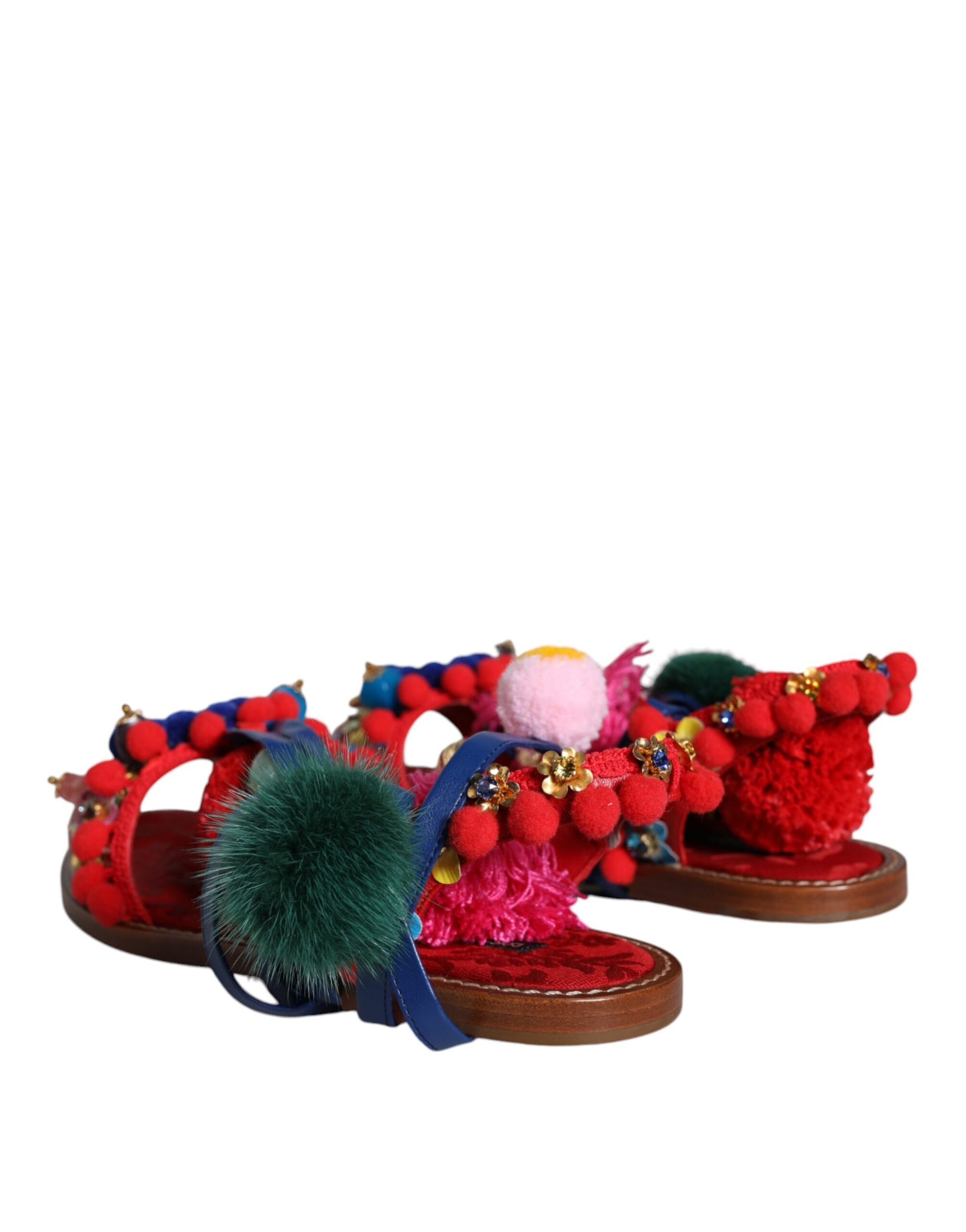 Dolce & Gabbana Multicolor Flat for Women side view