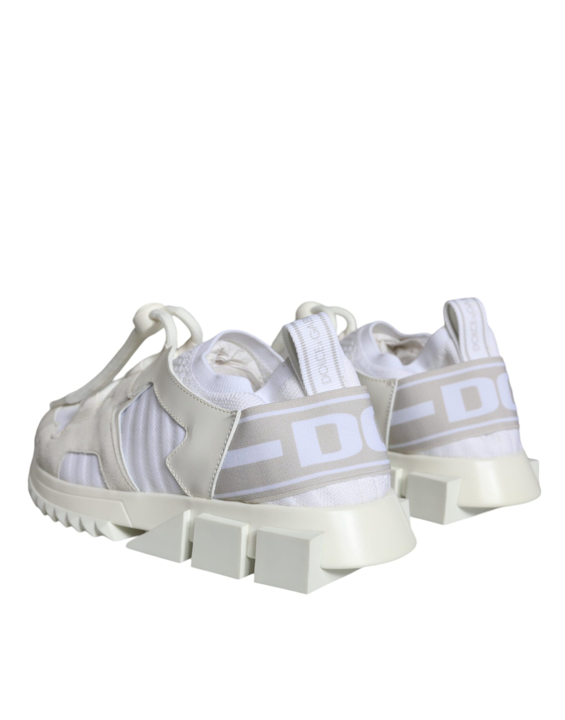 Dolce & Gabbana White Chunky Sneakers for Women side view