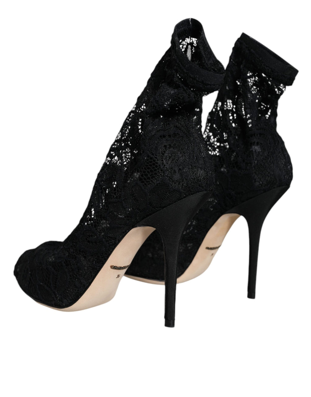 Dolce & Gabbana Black High Heel for Women side view