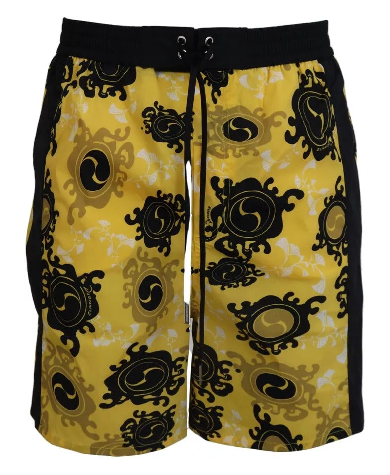 Dsquared² Yellow Swim Shorts for Men