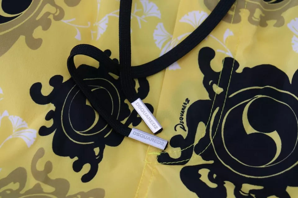 Dsquared² Yellow Swim Shorts for Men additional view