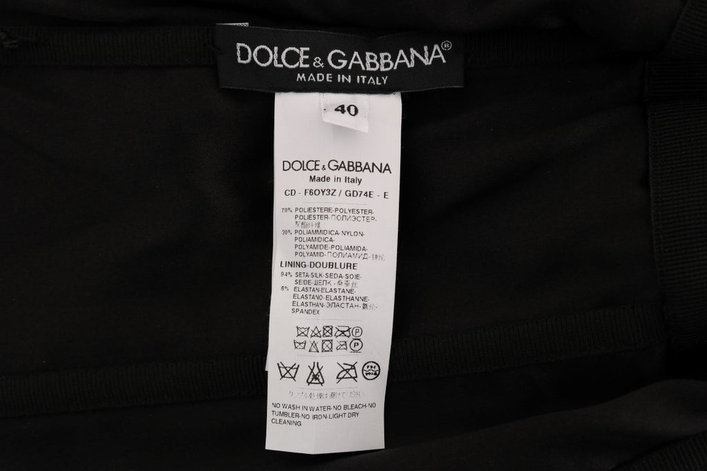 Dolce & Gabbana Black Midi Dress for Women additional view