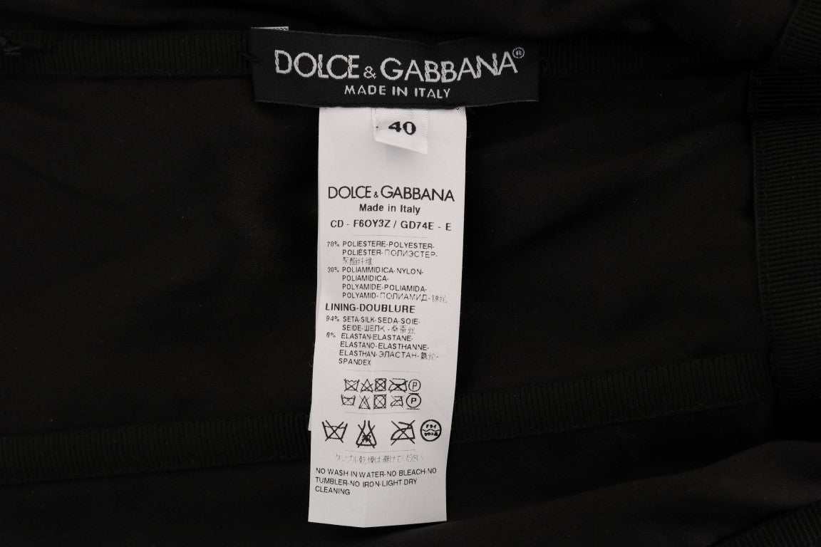 Dolce & Gabbana Black Midi Dress for Women additional view