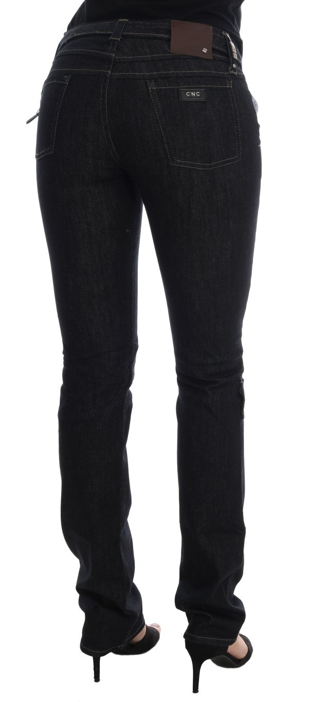 Costume National Blue Slim Fit Jeans for Women detail view