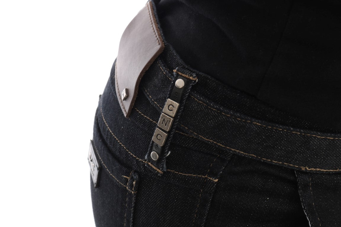 Costume National Blue Slim Fit Jeans for Women side view