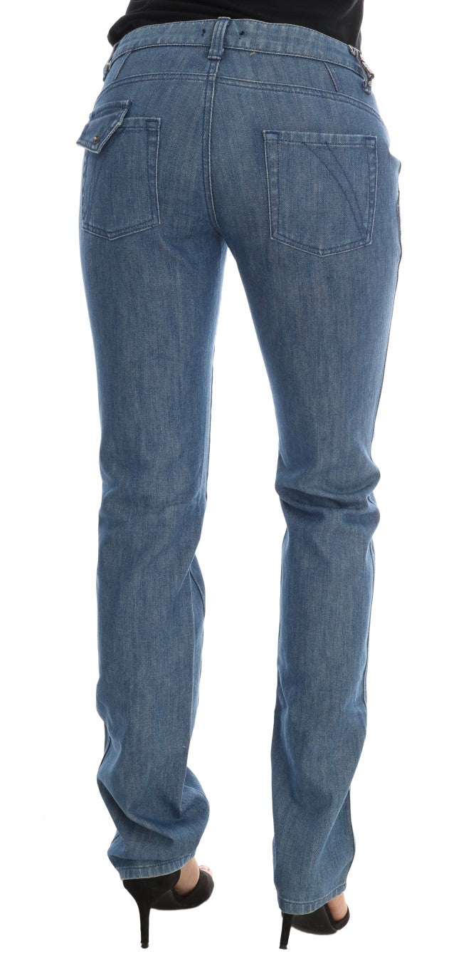 Costume National Blue Slim Fit Jeans for Women detail view