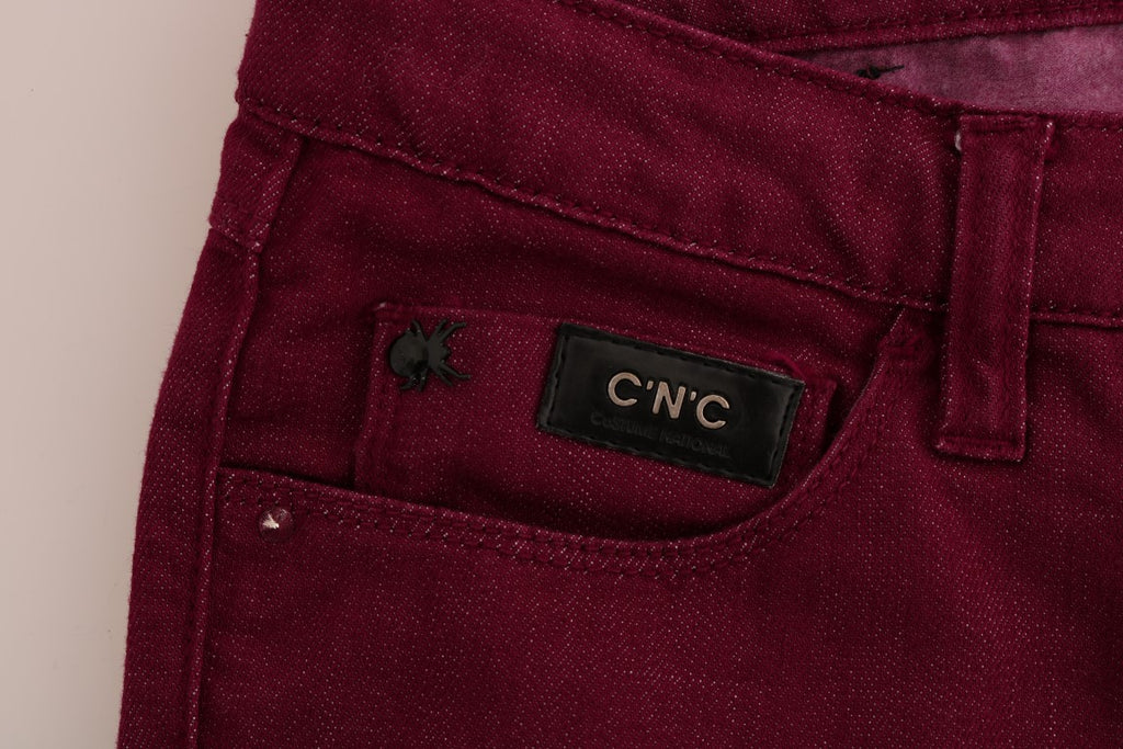 Costume National Red Straight Leg Jeans for Women additional view