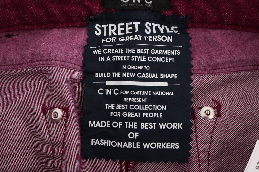 Costume National Red Straight Leg Jeans for Women additional view