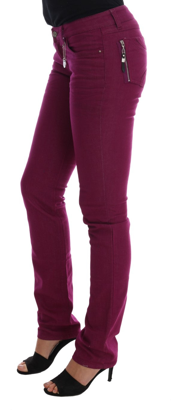 Costume National Purple Slim Fit Jeans for Women alternate view