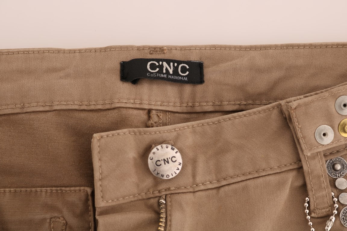 Costume National Beige Slim Fit Jeans for Women additional view