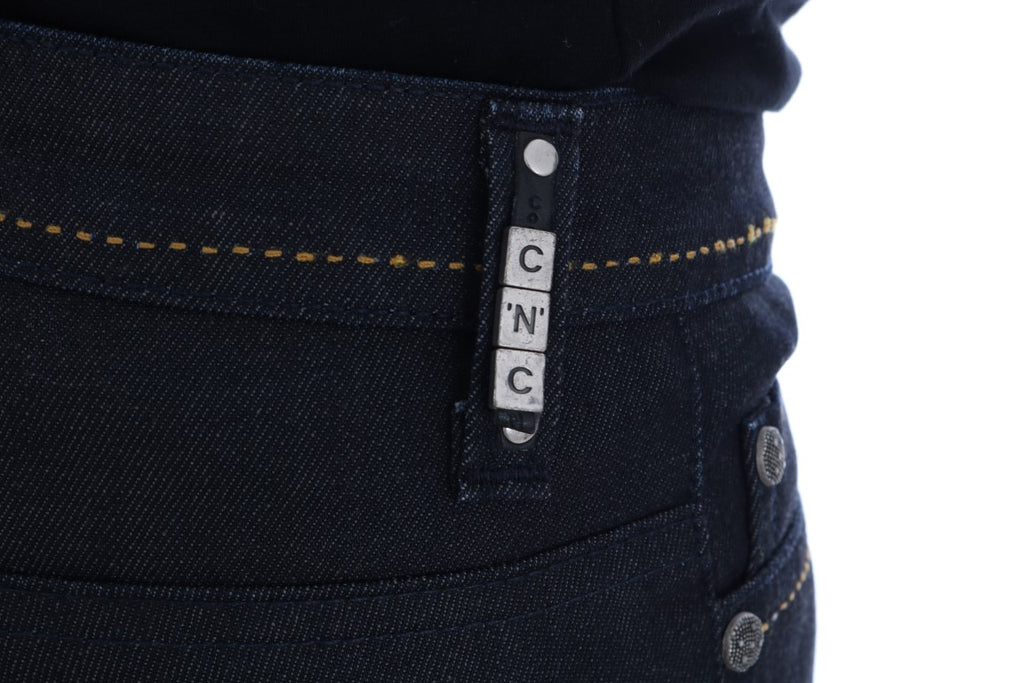 Costume National Blue Slim Fit Jeans for Women side view