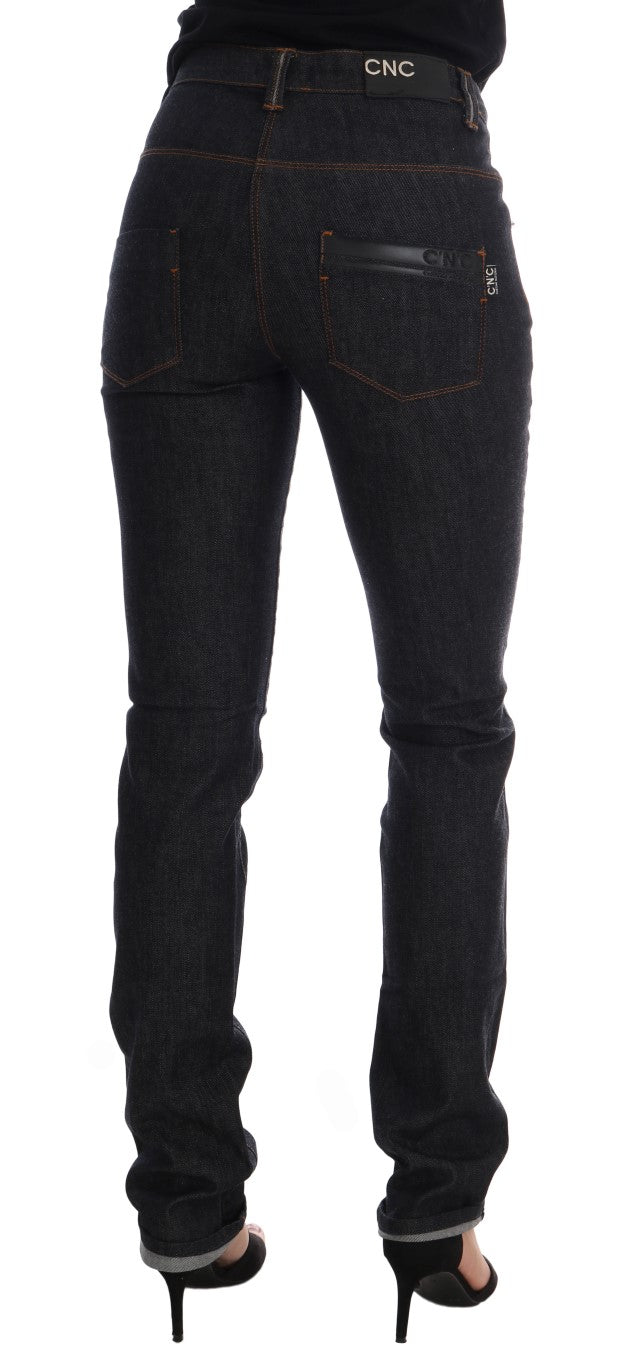 Costume National Blue Slim Fit Jeans for Women detail view
