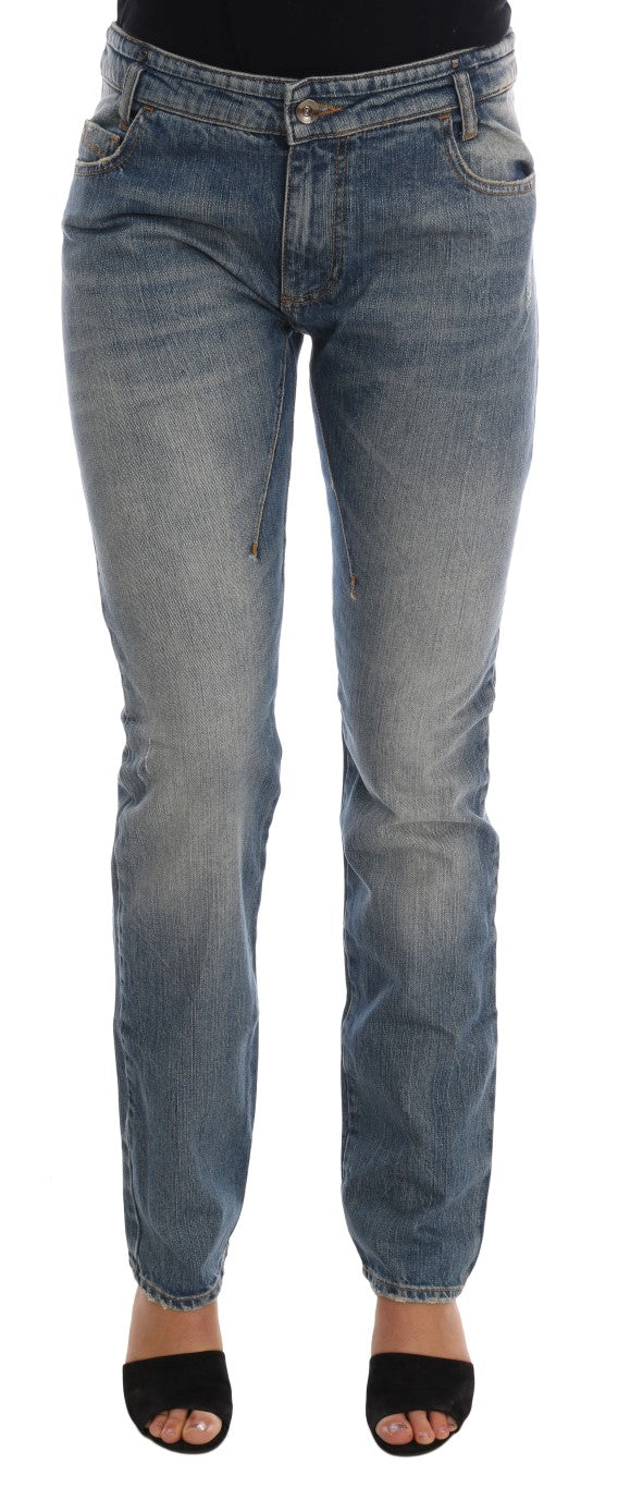 Costume National Blue Slim Fit Jeans for Women
