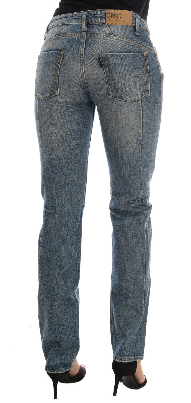 Costume National Blue Slim Fit Jeans for Women detail view