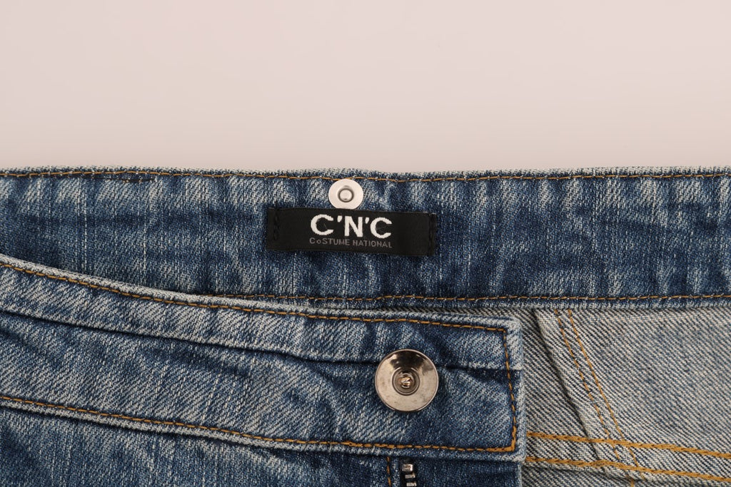 Costume National Blue Slim Fit Jeans for Women additional view