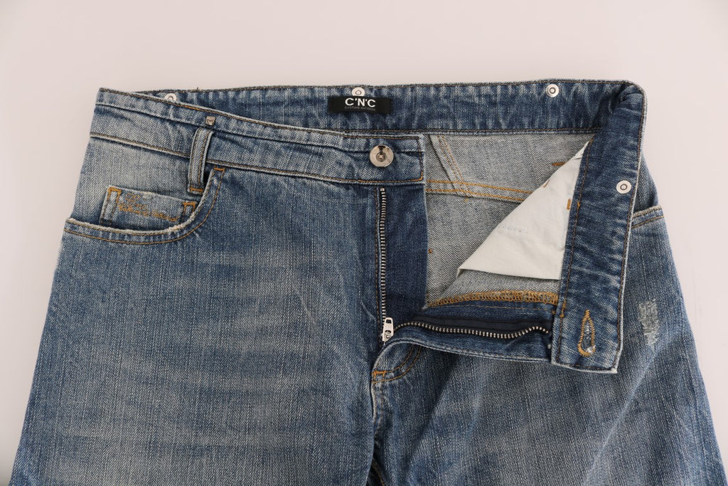 Costume National Blue Slim Fit Jeans for Women additional view