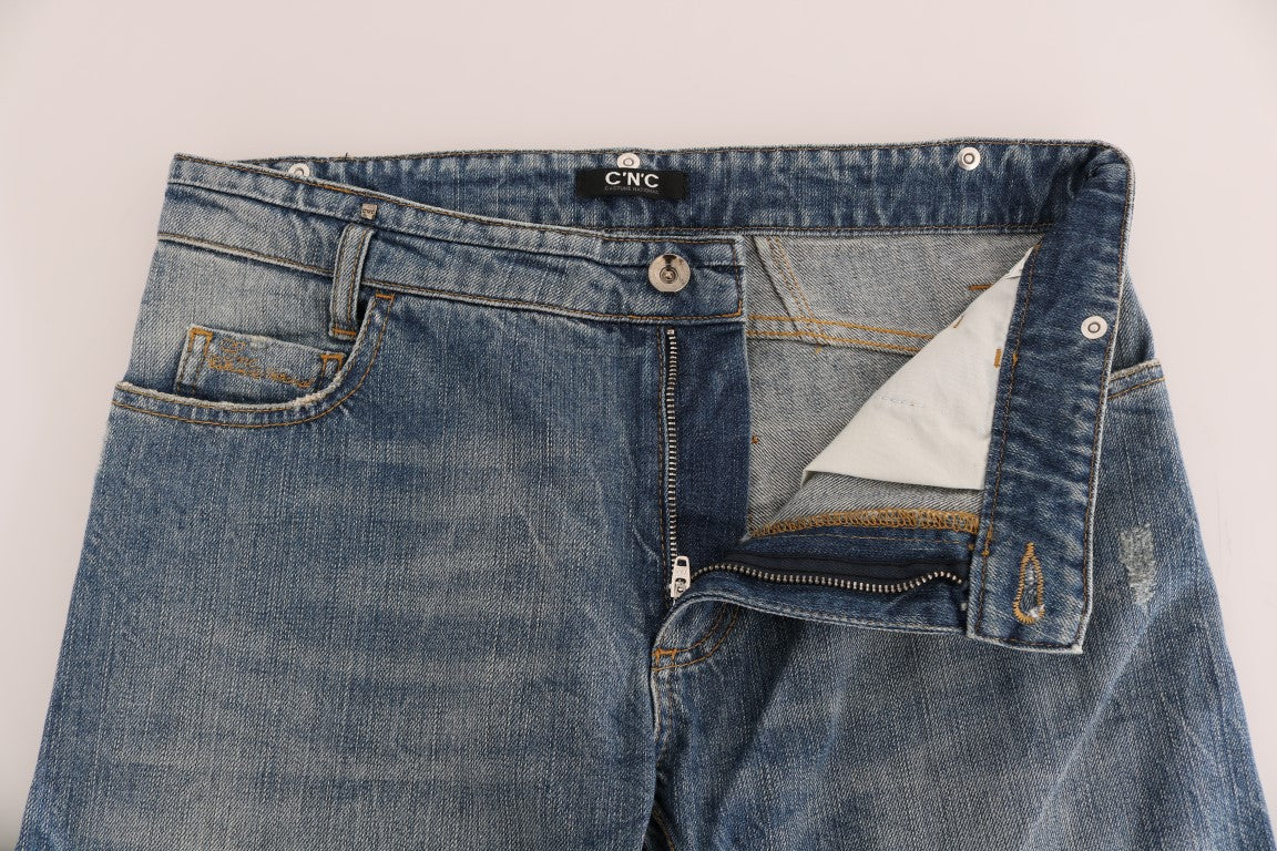 Costume National Blue Slim Fit Jeans for Women additional view