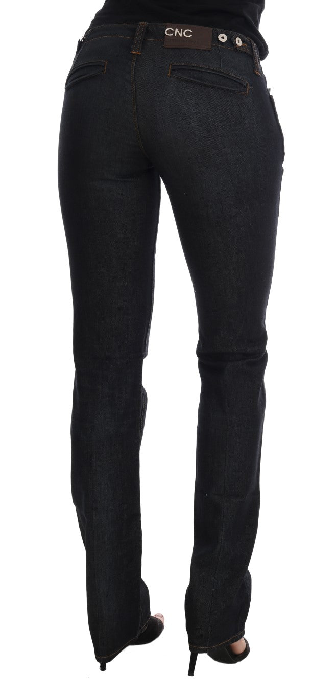 Costume National Blue Slim Fit Jeans for Women detail view