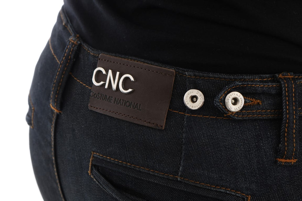 Costume National Blue Slim Fit Jeans for Women side view