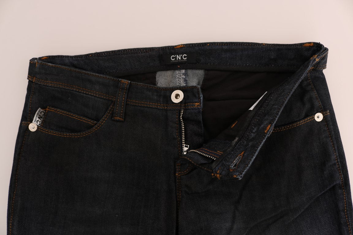 Costume National Blue Slim Fit Jeans for Women additional view