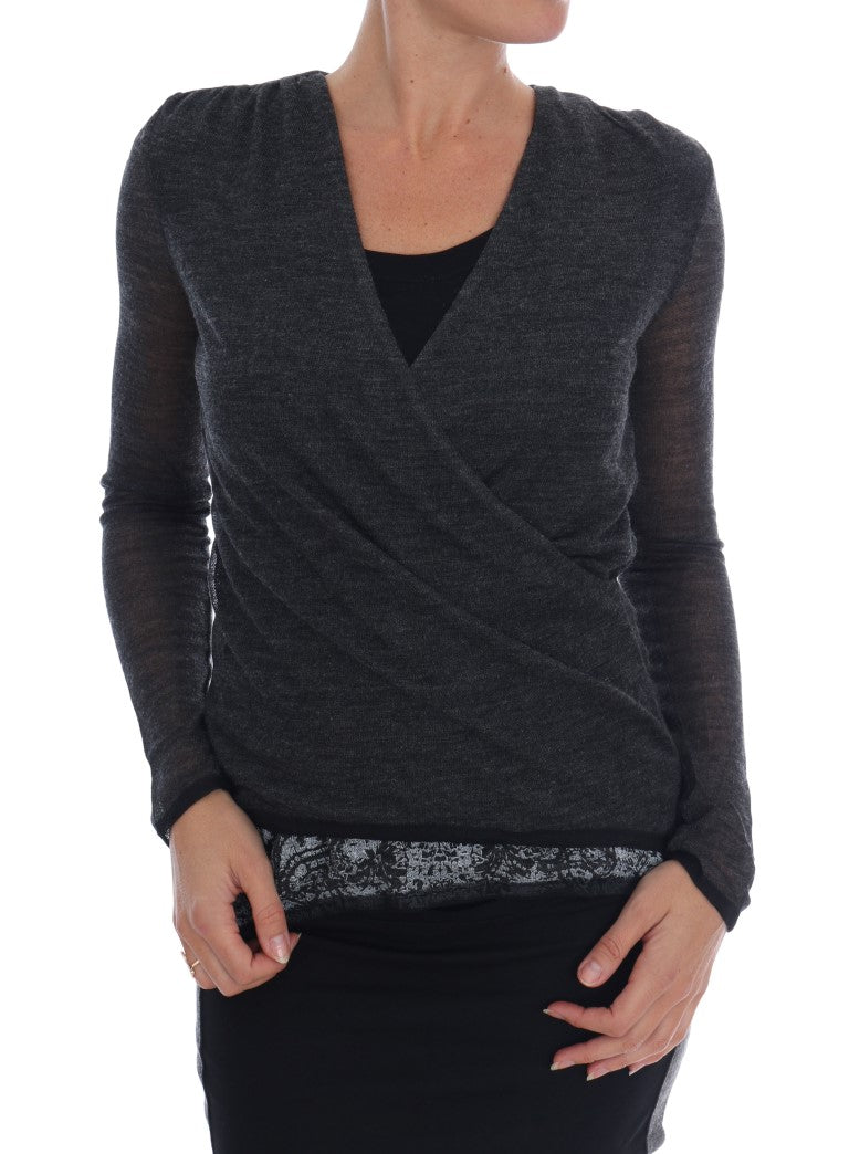 Ermanno Scervino Grey Blouse for Women