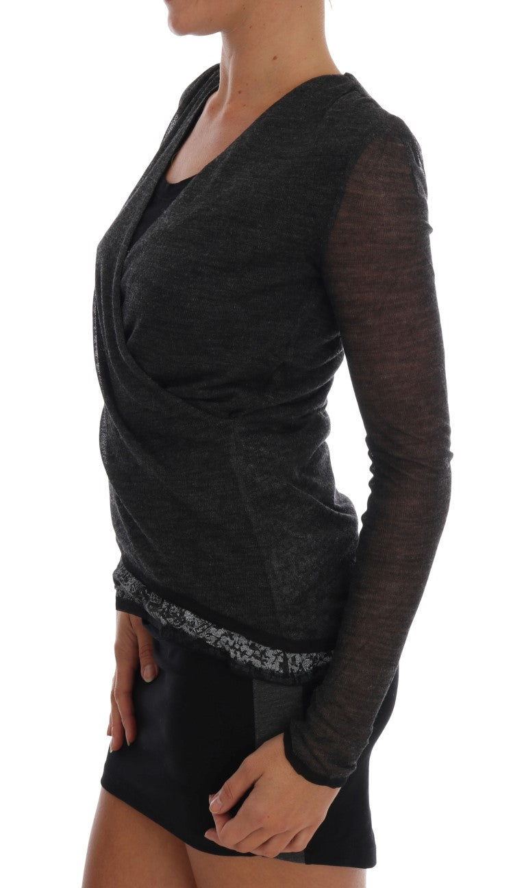 Ermanno Scervino Grey Blouse for Women alternate view