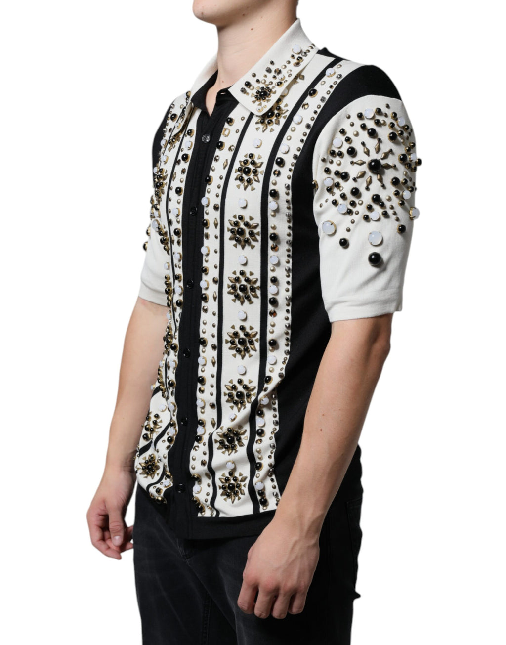 Dolce & Gabbana White Shortsleeve for Men detail view