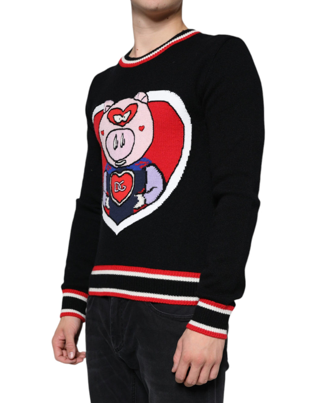 Dolce & Gabbana Black Sweatshirt for Men detail view