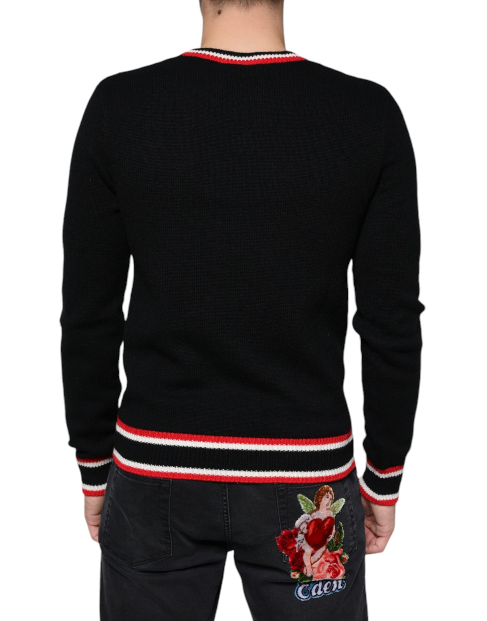 Dolce & Gabbana Black Sweatshirt for Men side view