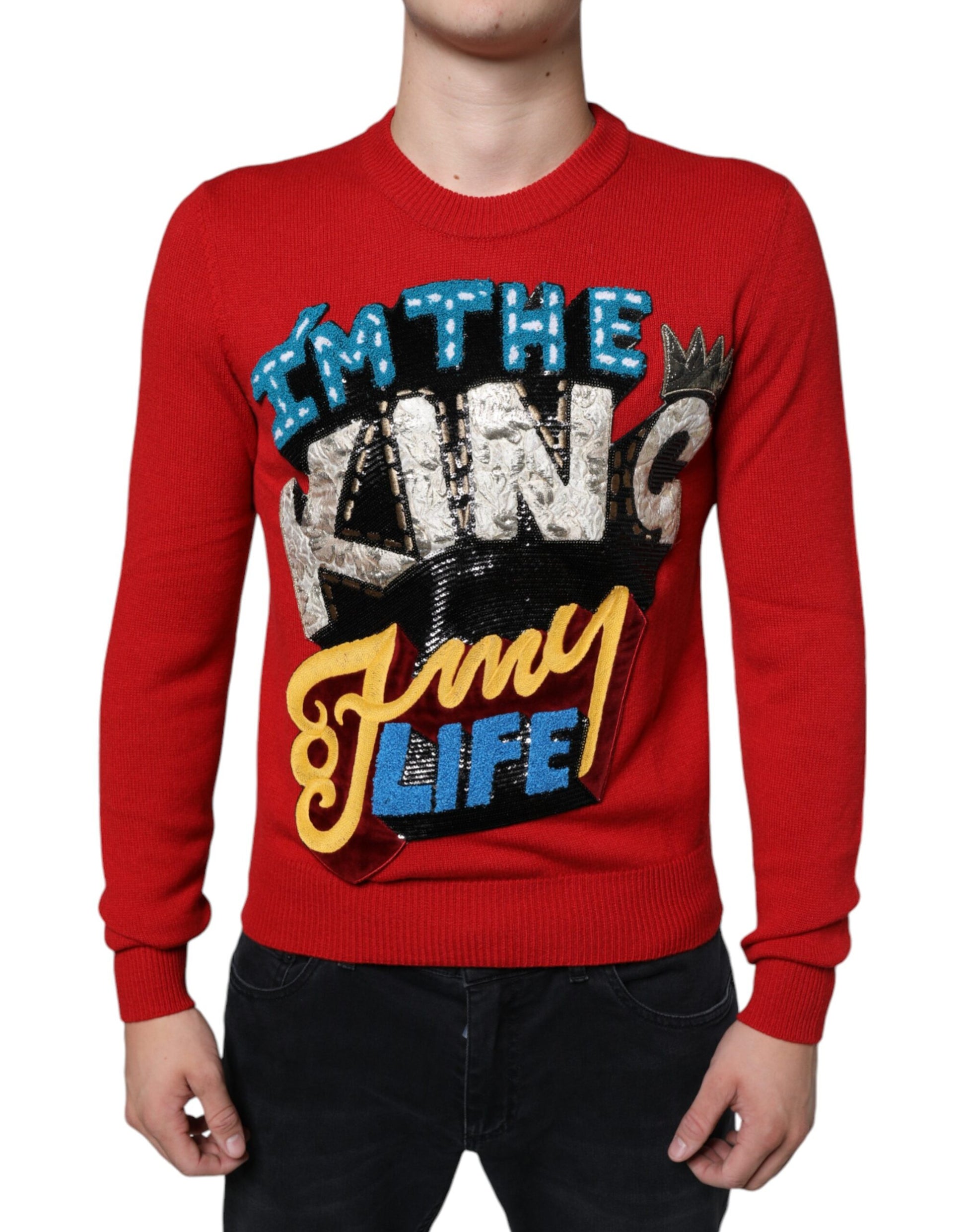 Dolce & Gabbana Red Sweatshirt for Men