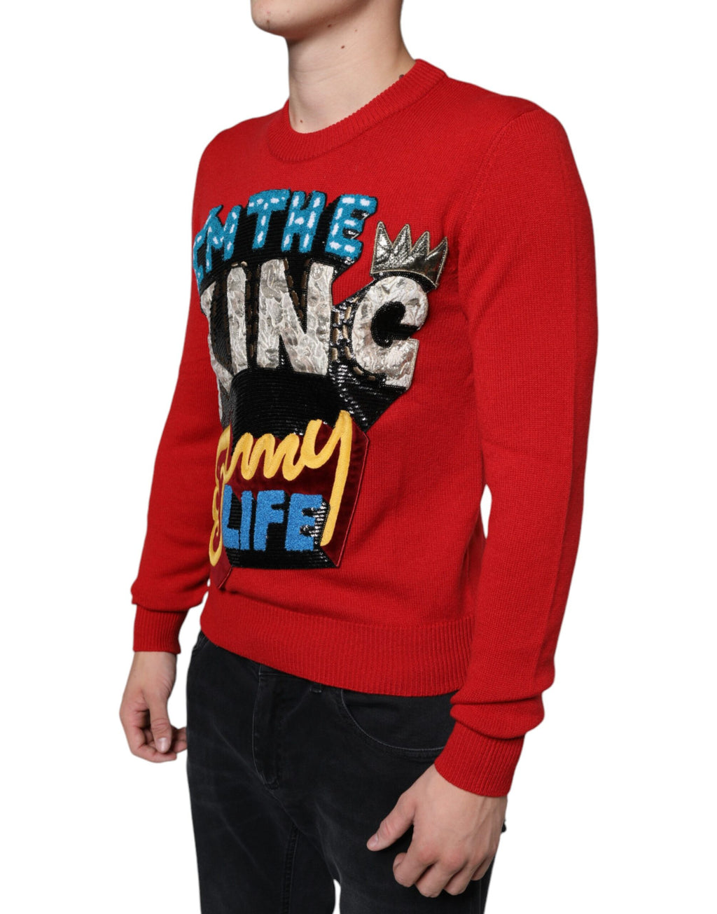 Dolce & Gabbana Red Sweatshirt for Men detail view