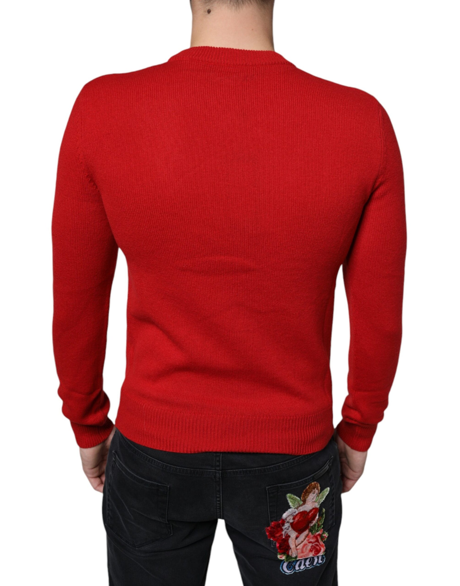 Dolce & Gabbana Red Sweatshirt for Men side view