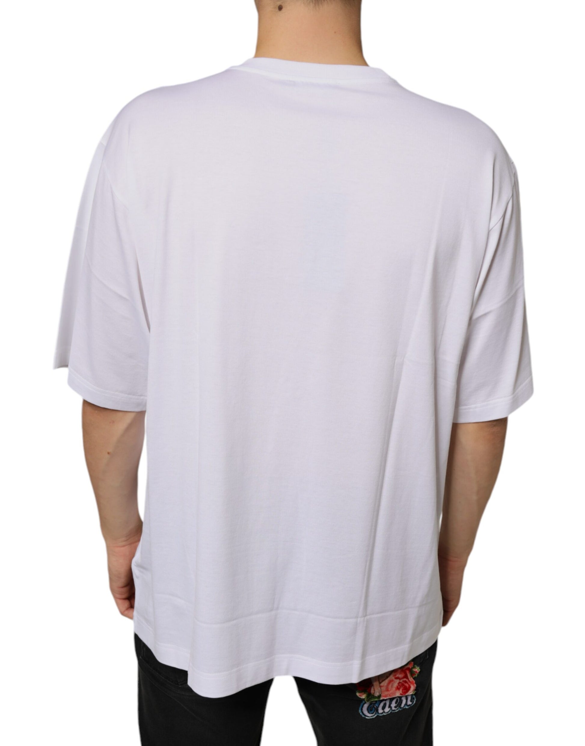 Dolce & Gabbana White T-Shirt for Men side view