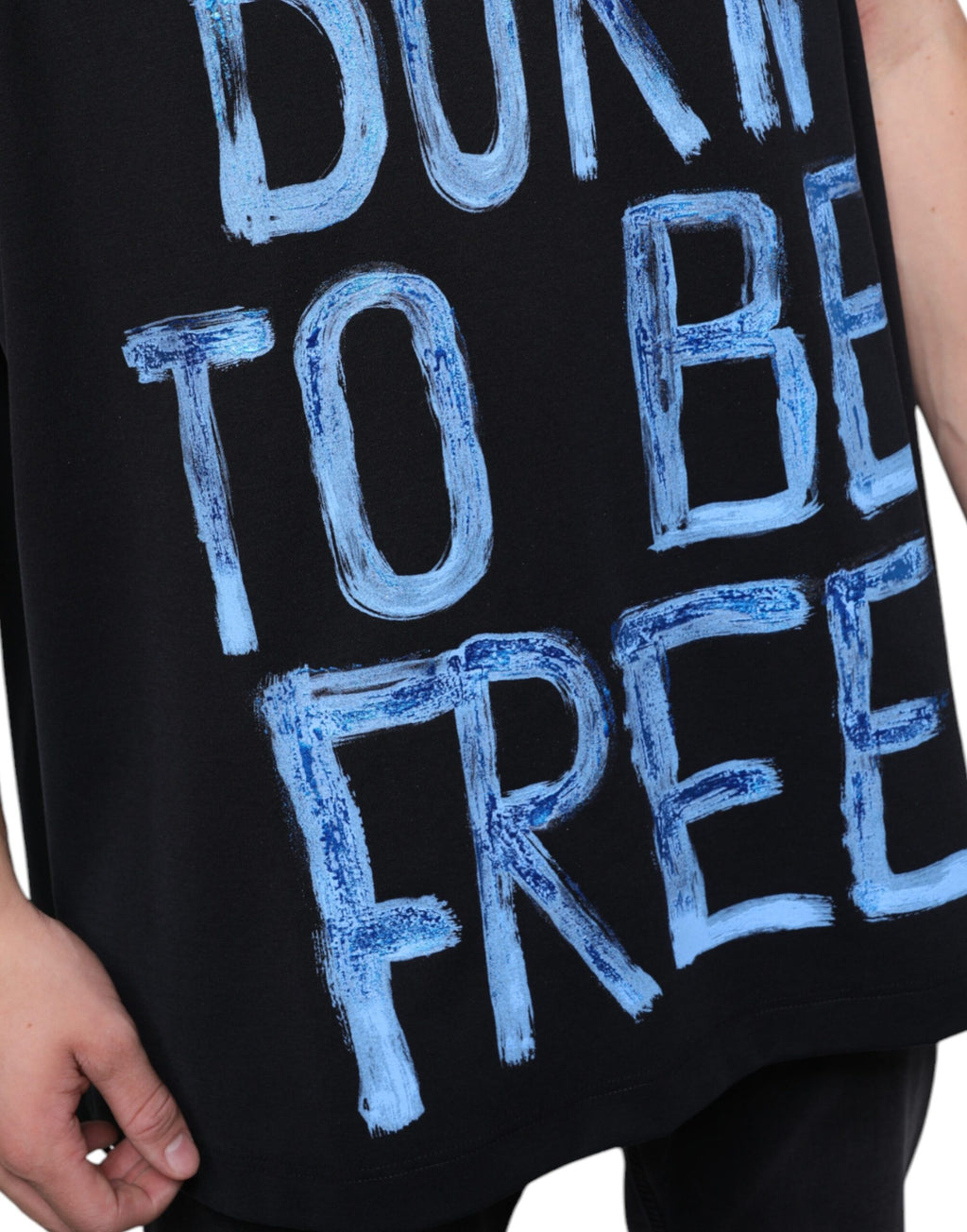 Dolce & Gabbana Black Sleeveless T-Shirt for Men additional view