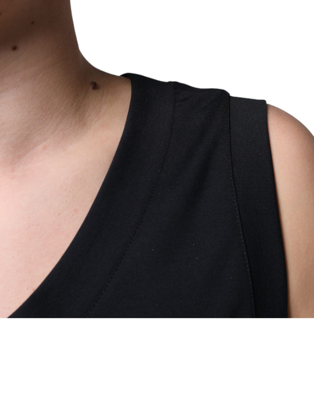 Dolce & Gabbana Black Sleeveless T-Shirt for Men additional view