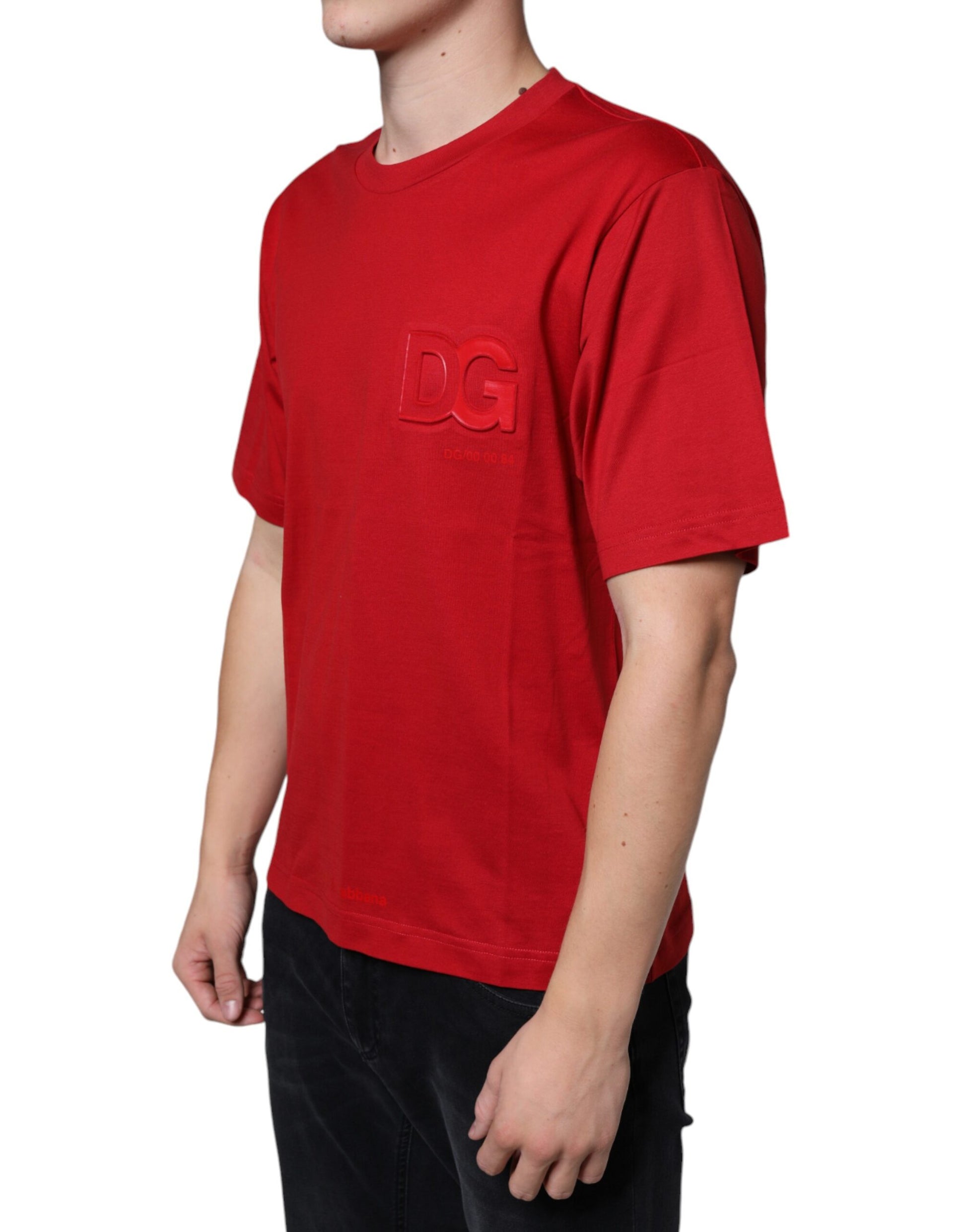Dolce & Gabbana Red T-Shirt for Men detail view