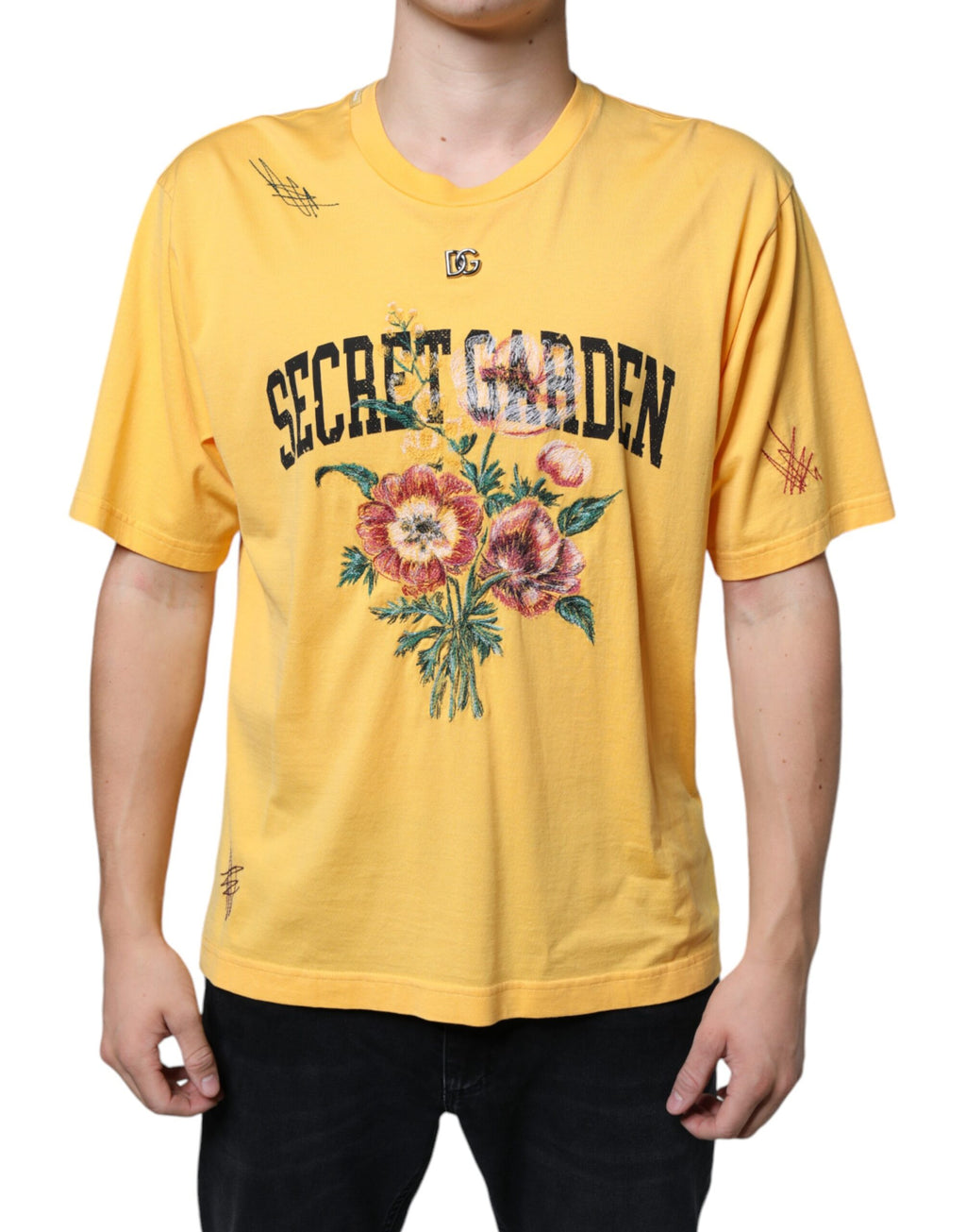 Dolce & Gabbana Yellow T-Shirt for Men