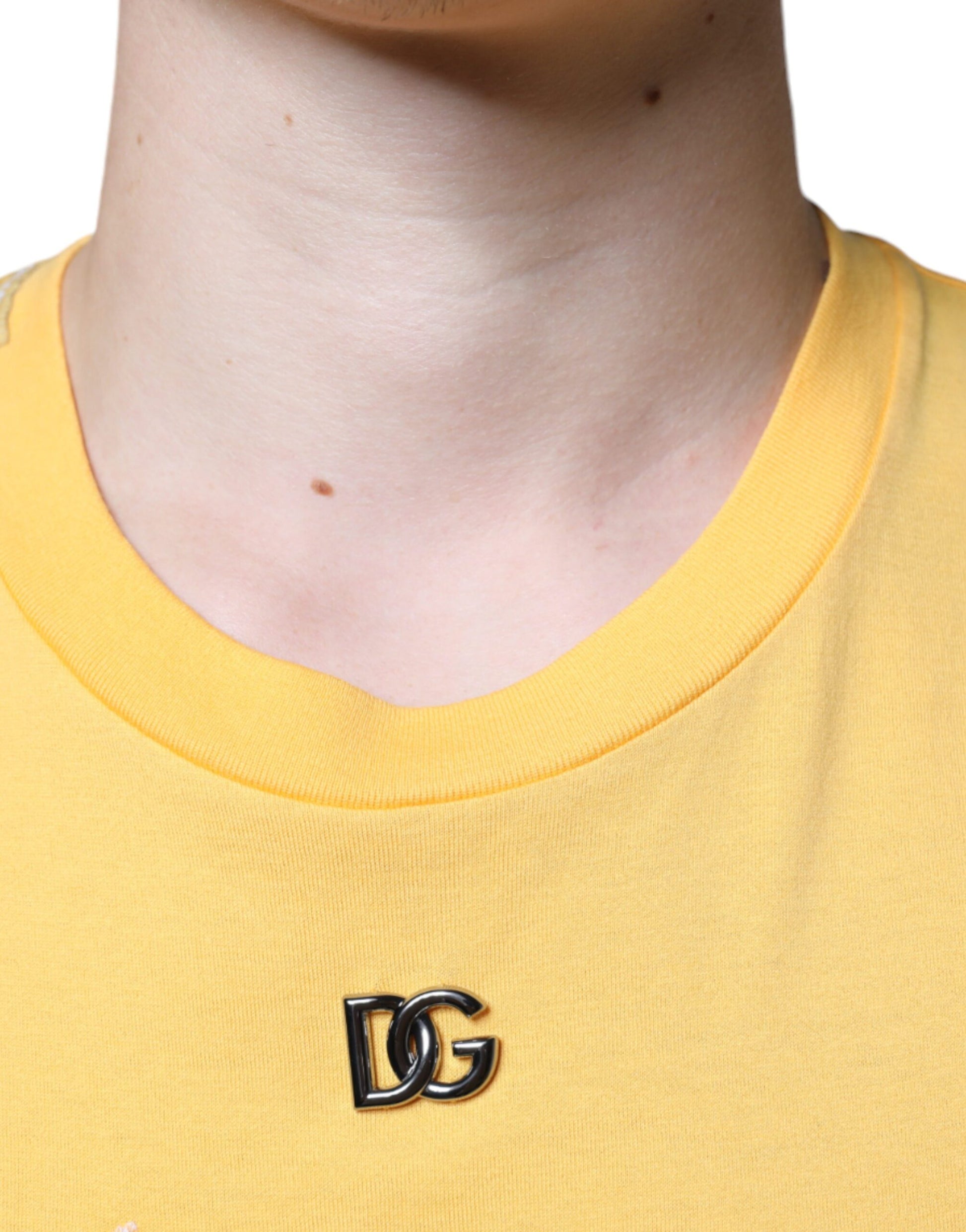 Dolce & Gabbana Yellow T-Shirt for Men additional view