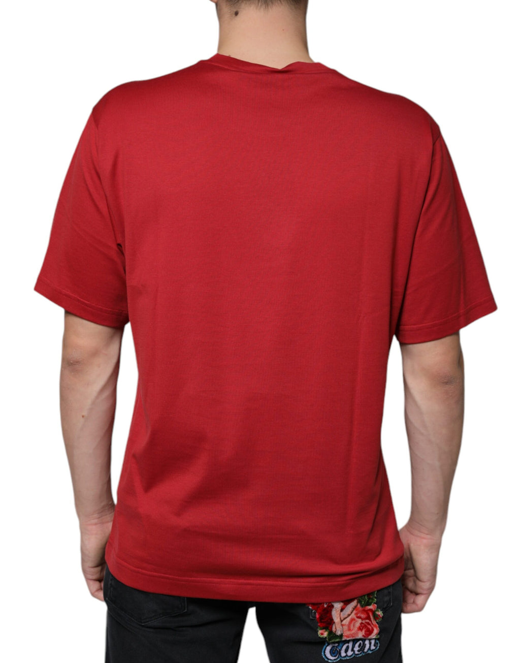 Dolce & Gabbana Red T-Shirt for Men side view