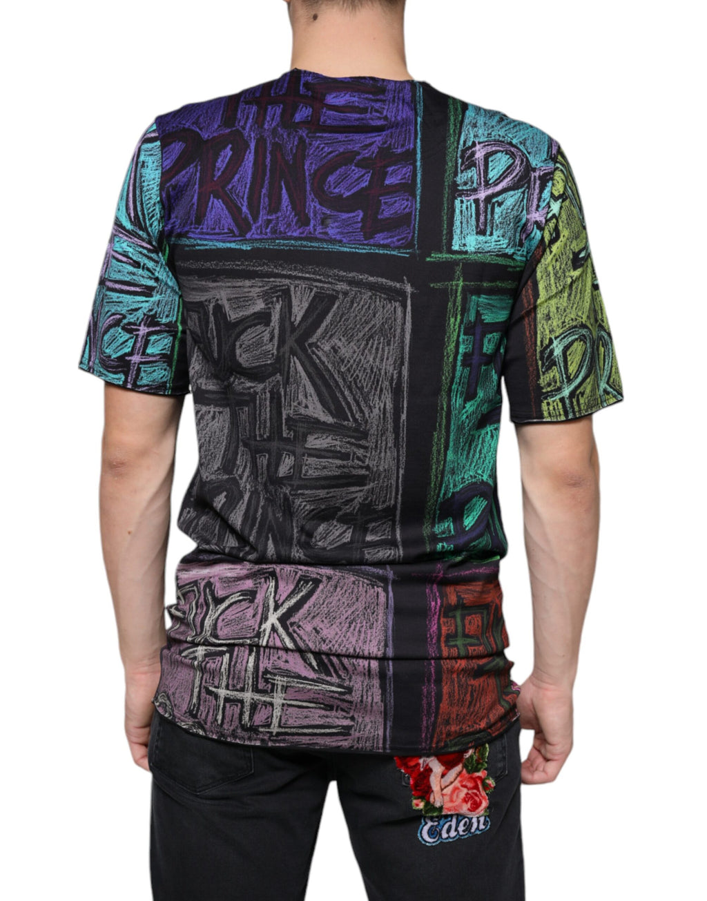 Dolce & Gabbana Multicolor T-Shirt for Men side view
