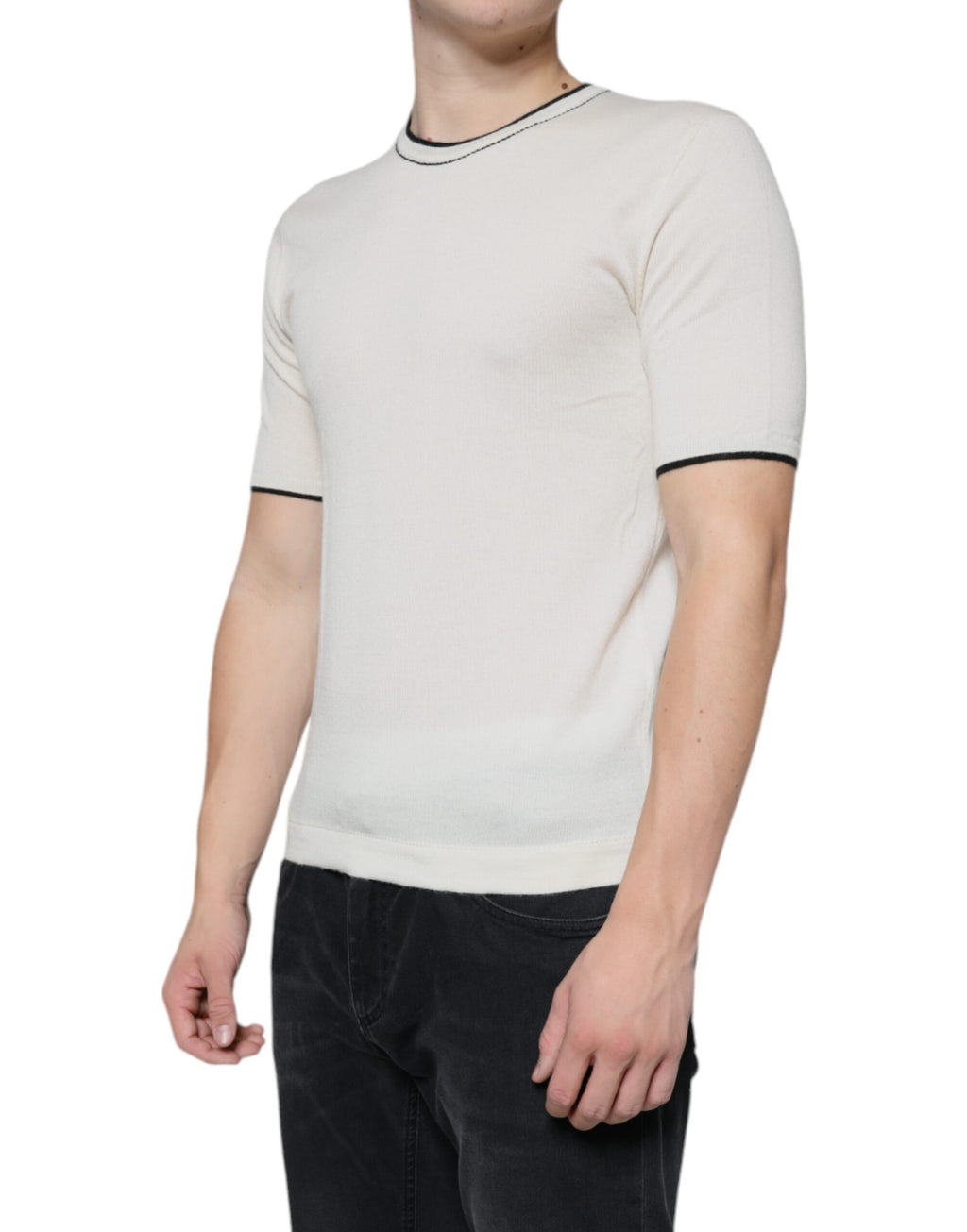 Dolce & Gabbana White T-Shirt for Men detail view