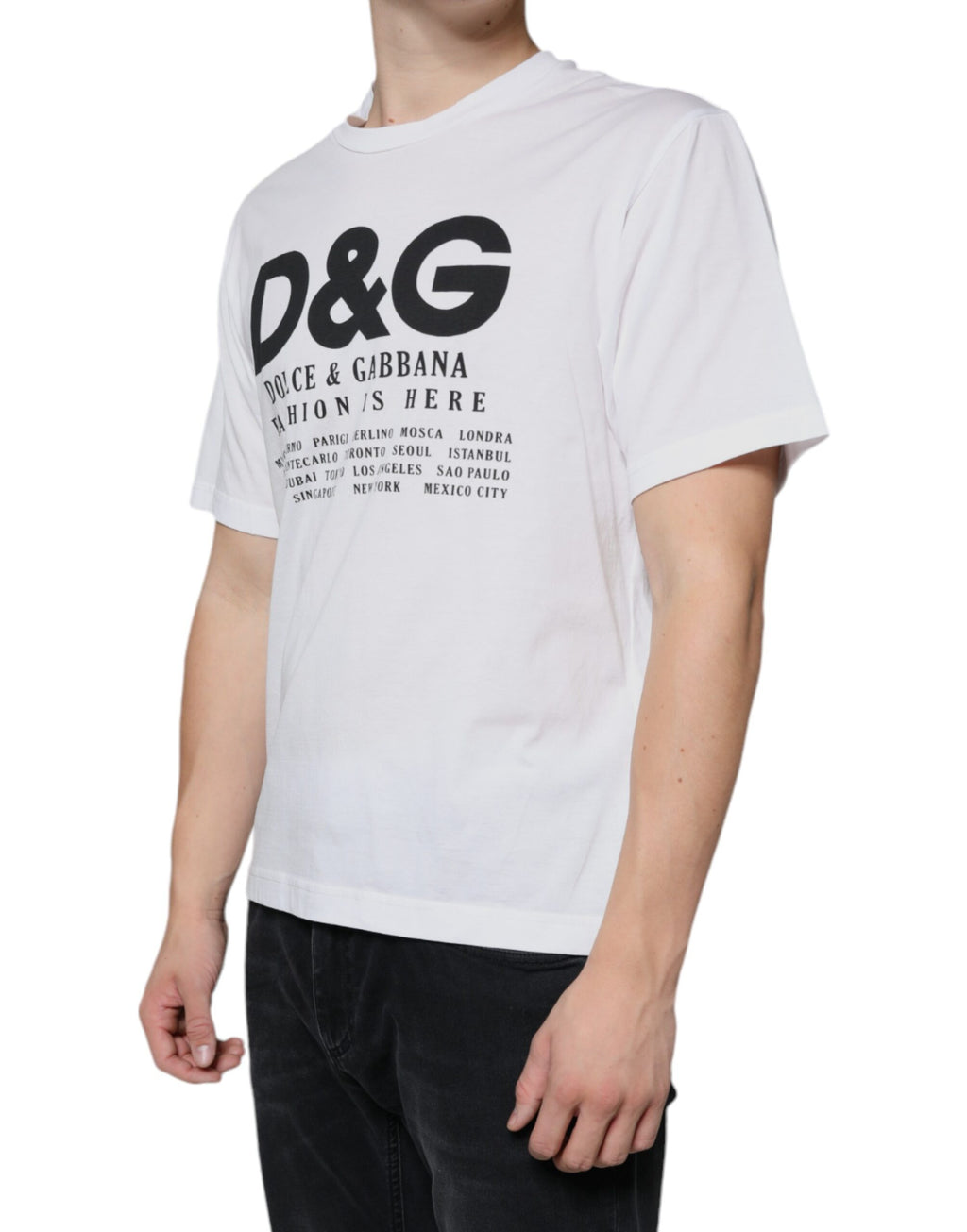 Dolce & Gabbana White T-Shirt for Men detail view