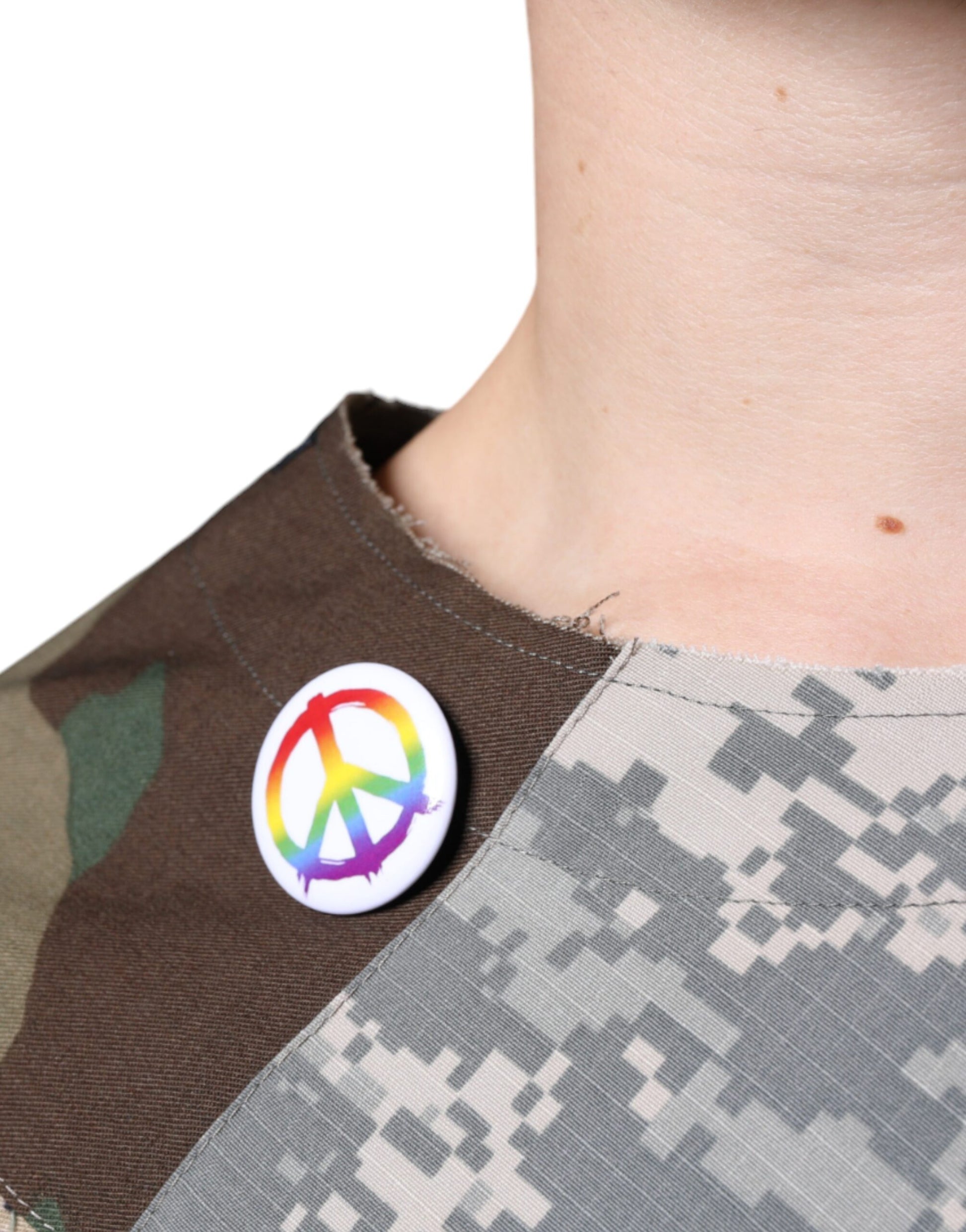 T-shirt Dolce & Gabbana multicolore en patchwork camouflage DG Royal