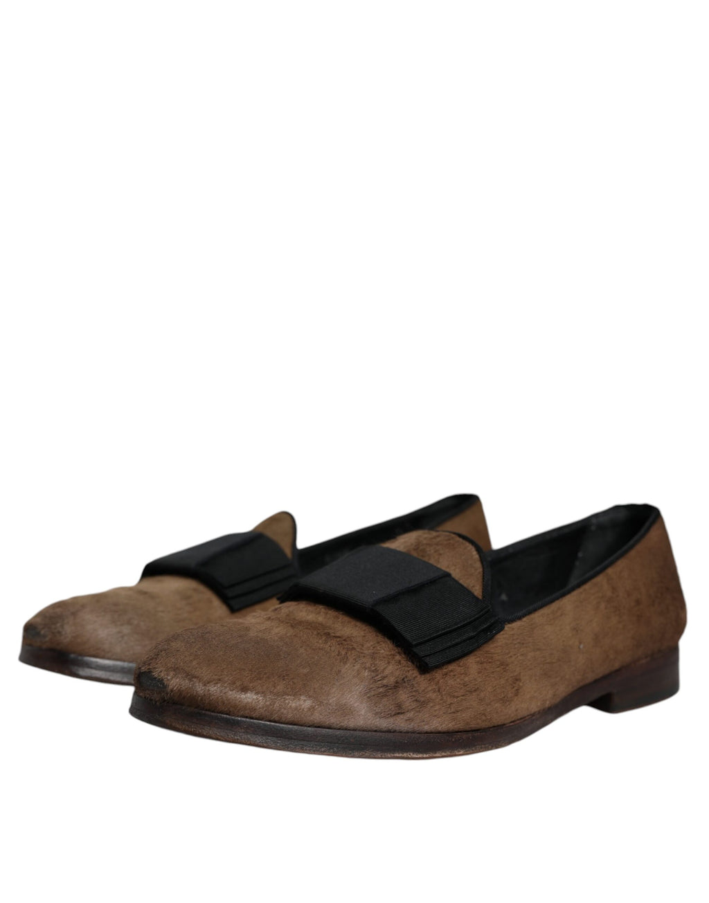 Dolce & Gabbana Brown Slip On Loafers for Men detail view