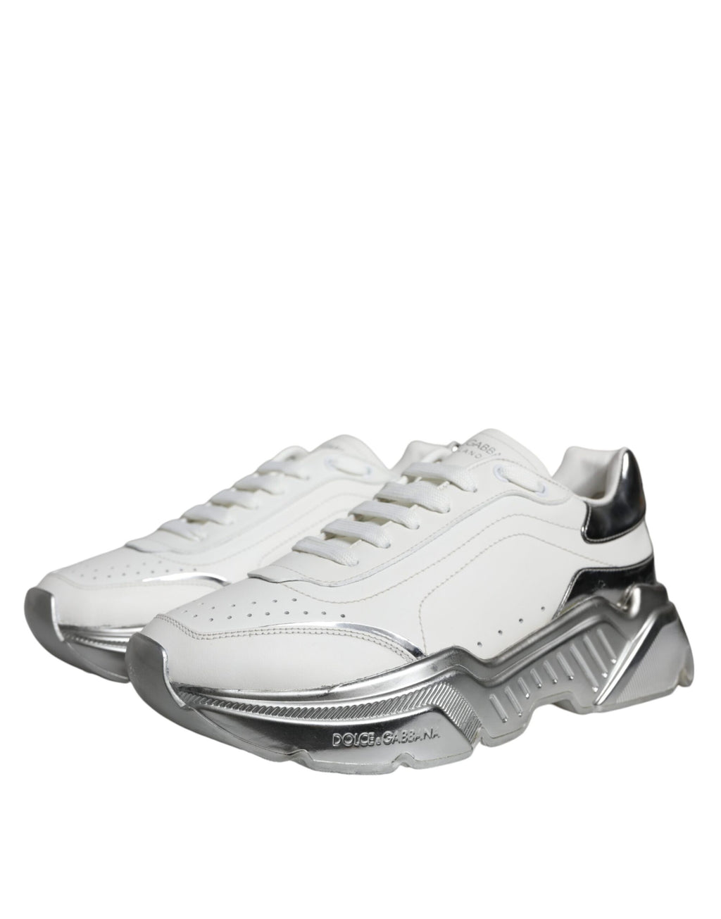 Dolce & Gabbana White Low Top Sneakers for Men detail view