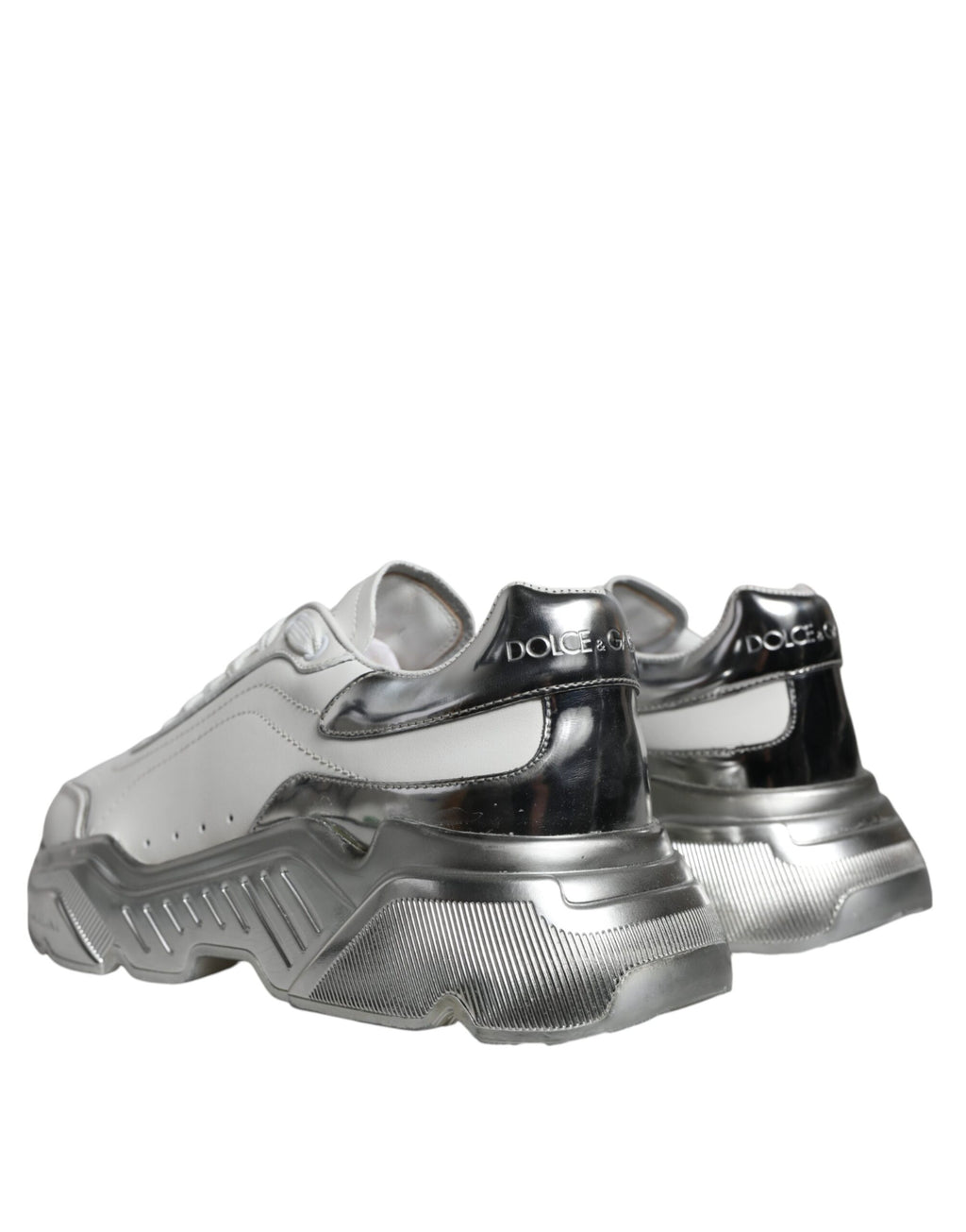 Dolce & Gabbana White Low Top Sneakers for Men side view