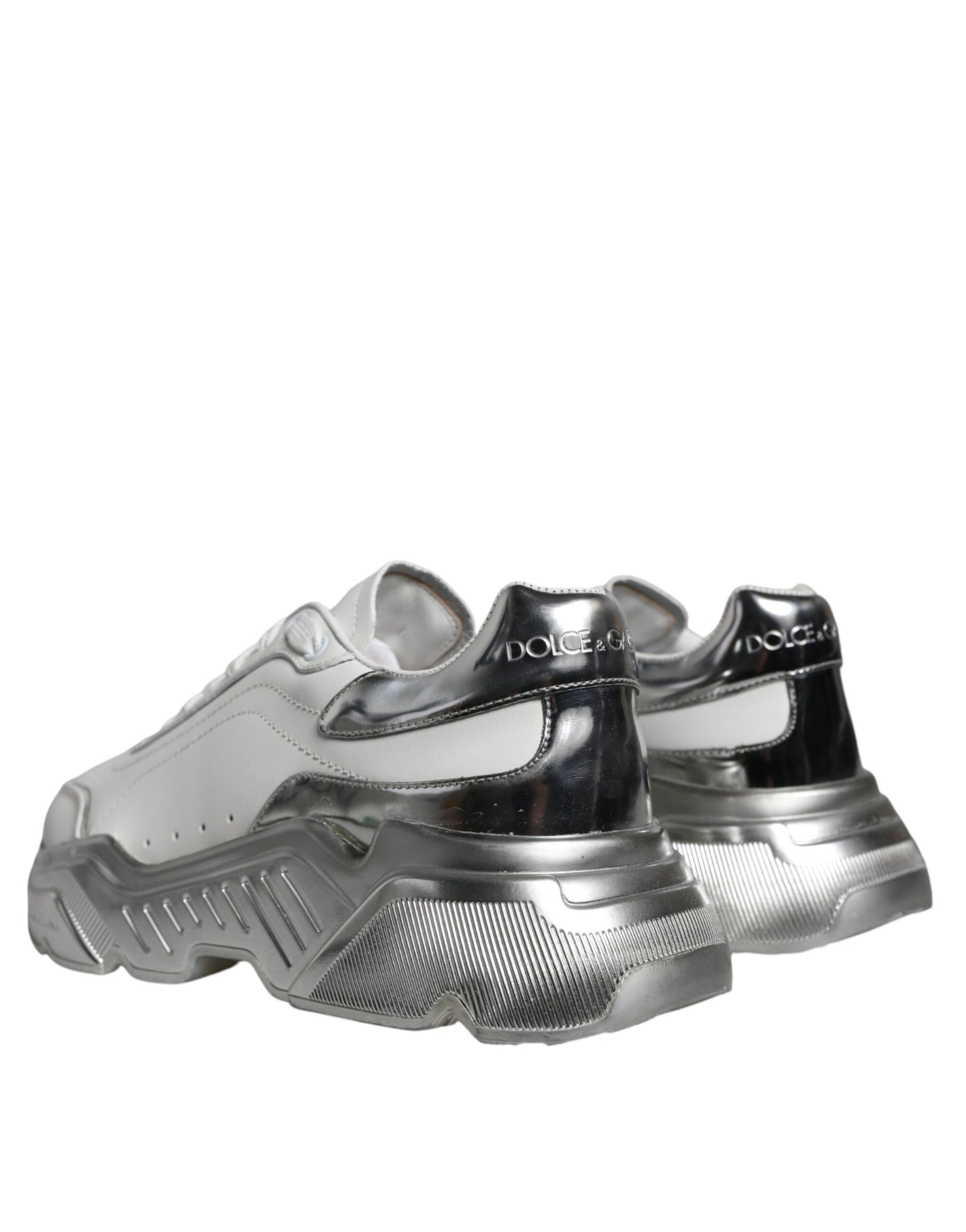 Dolce & Gabbana White Low Top Sneakers for Men side view